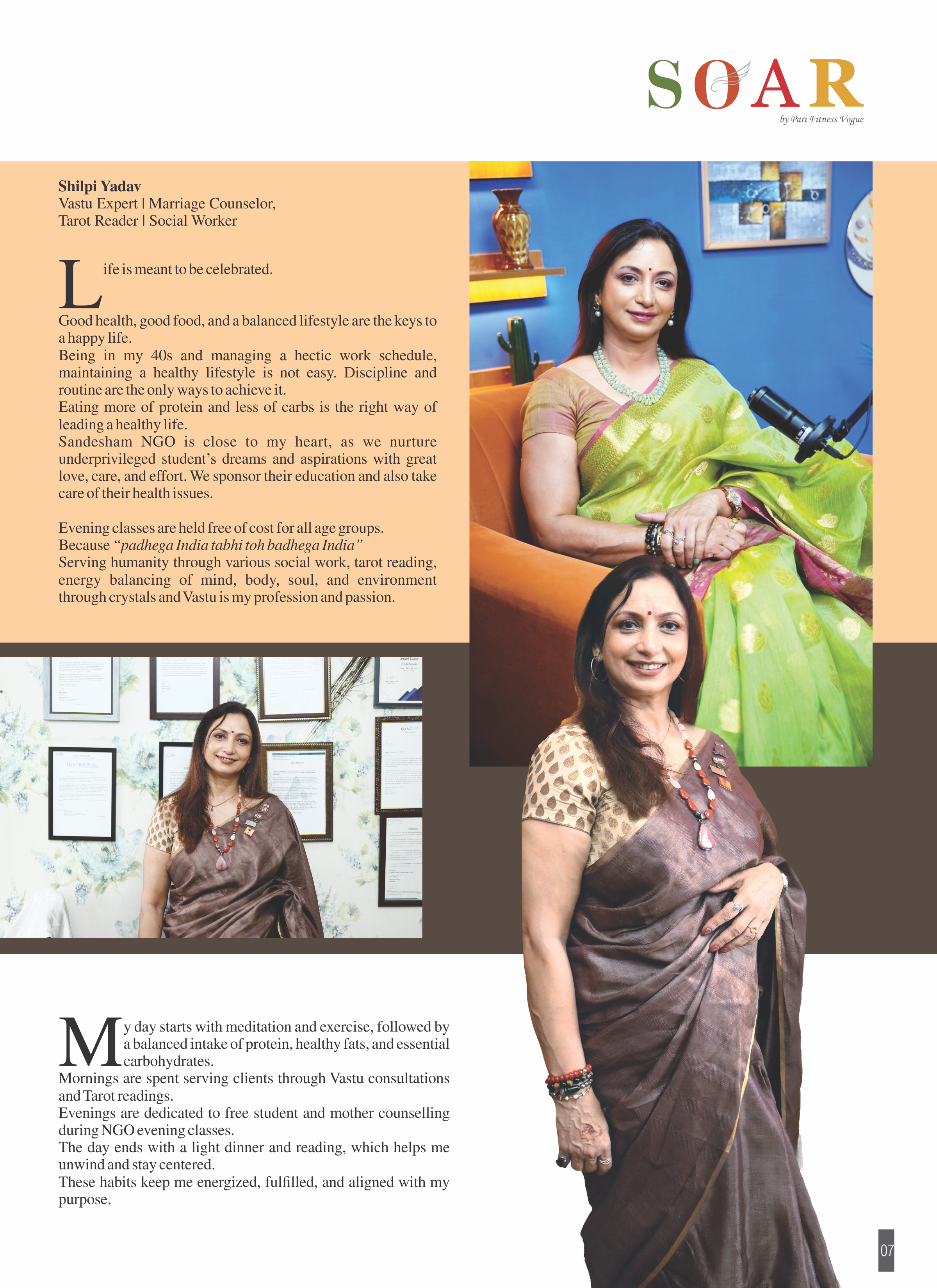 Page 8 - SOAR – Top 25 Leading Women Print Magazine / PDF