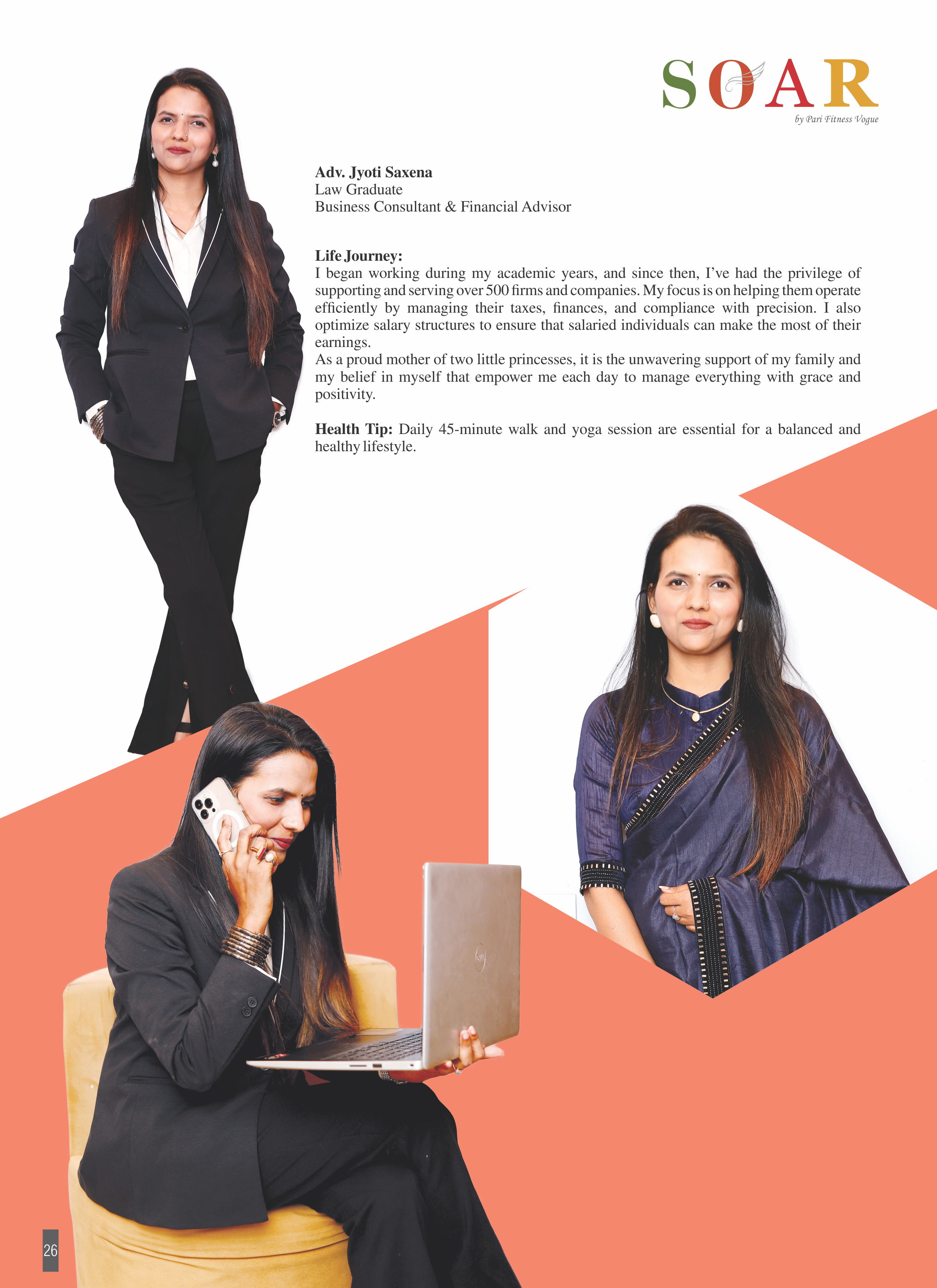 Page 21 - SOAR – Top 25 Leading Women Print Magazine / PDF