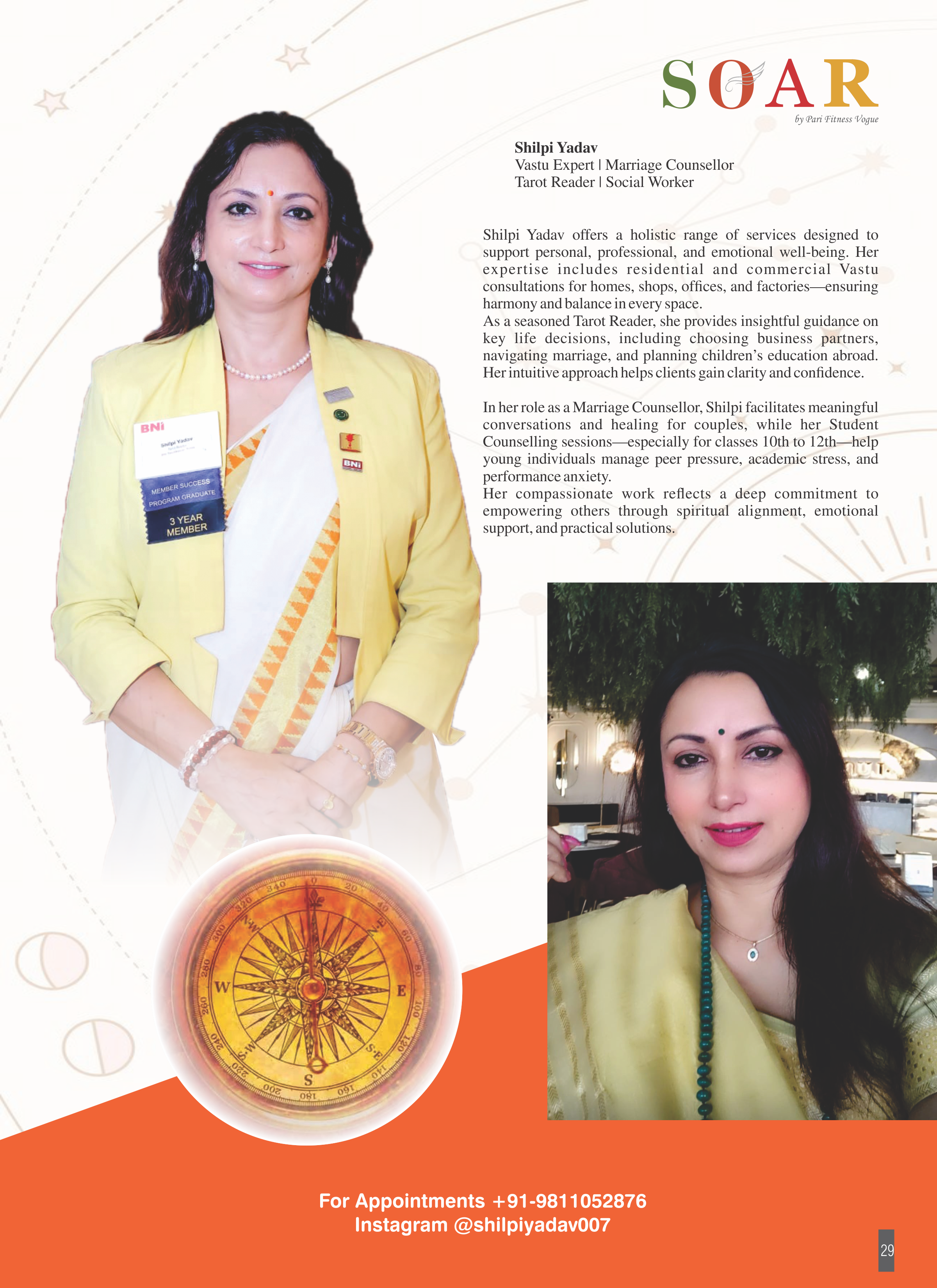 Page 23 - SOAR – Top 25 Leading Women Print Magazine / PDF