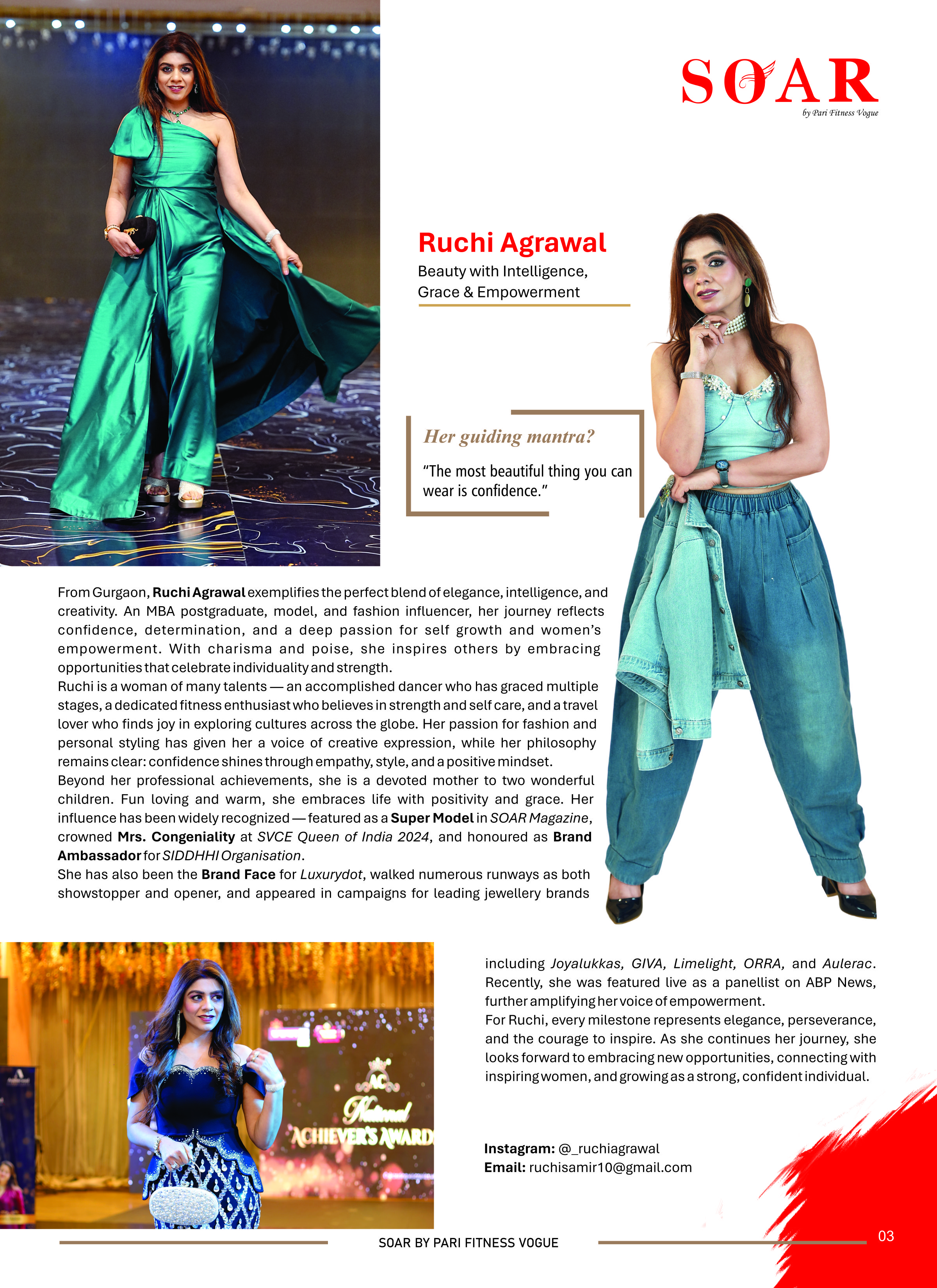 Page 4 - SOAR – Top 25 Leading Women Print Magazine / PDF Edition 2