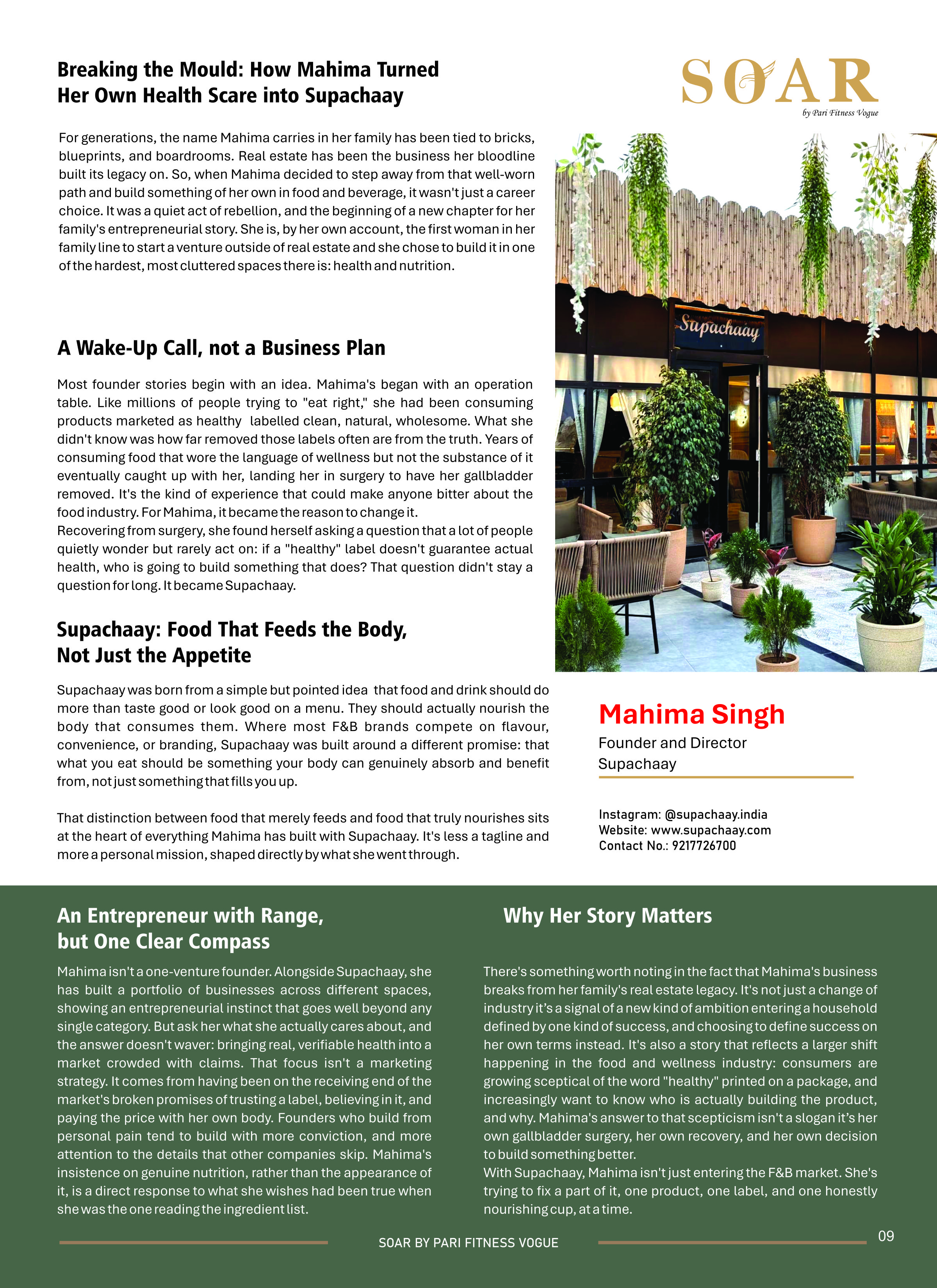 Page 8 - SOAR – Top 25 Leading Women Print Magazine / PDF Edition 2