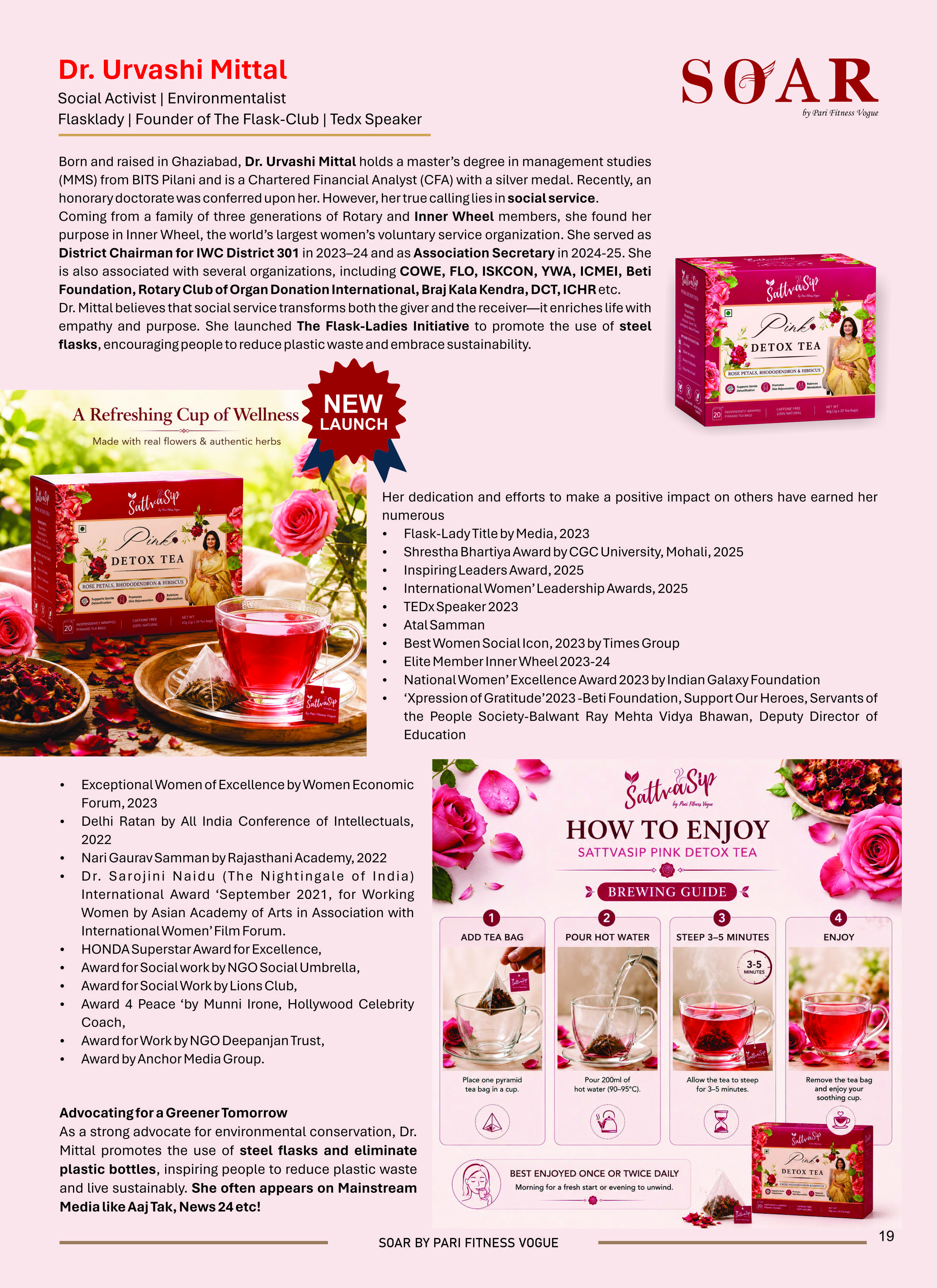Page 17 - SOAR – Top 25 Leading Women Print Magazine / PDF Edition 2