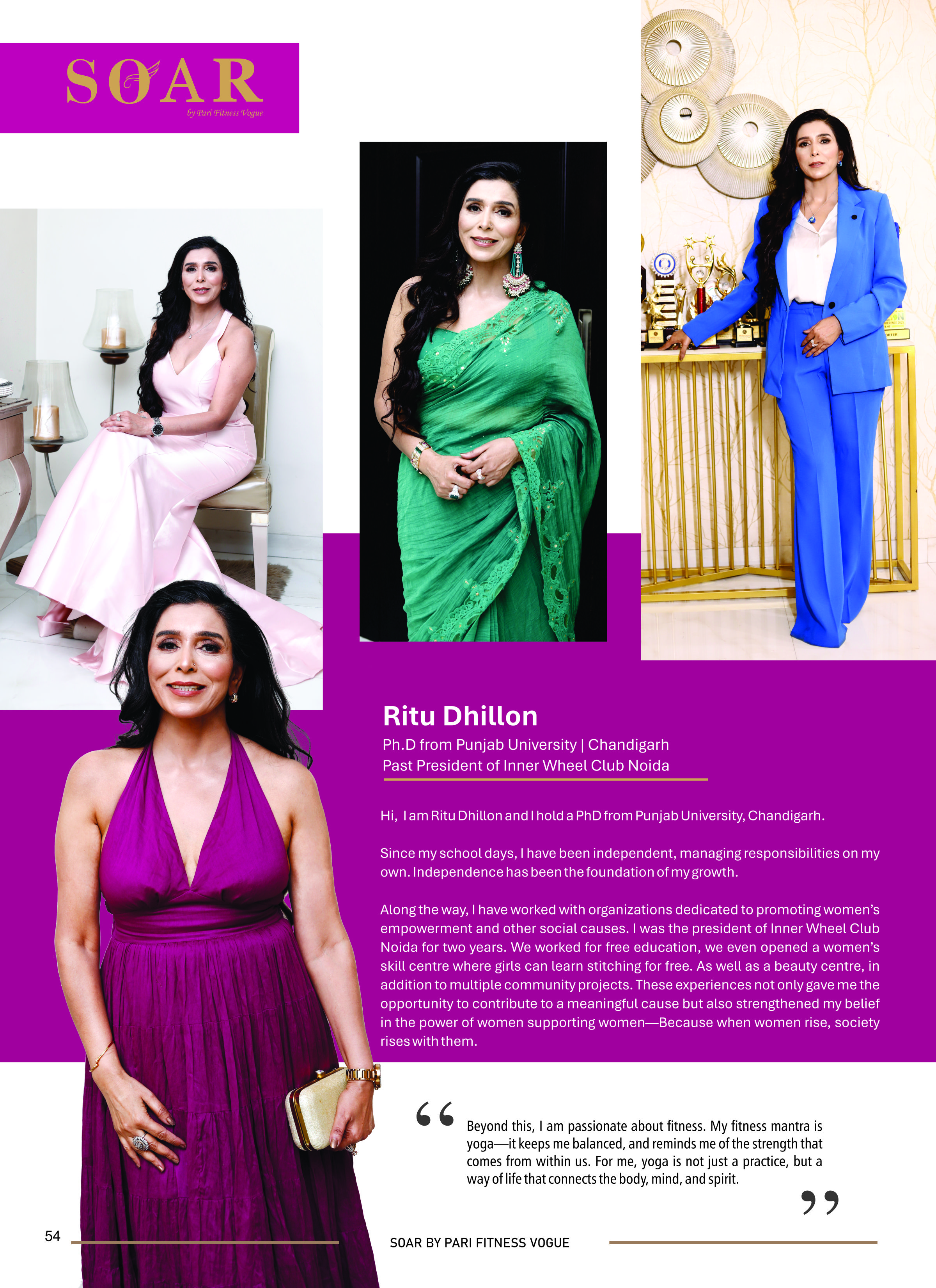 Page 55 - SOAR – Top 25 Leading Women Print Magazine / PDF Edition 2
